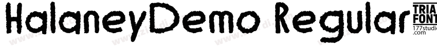 HalaneyDemo Regular字体转换